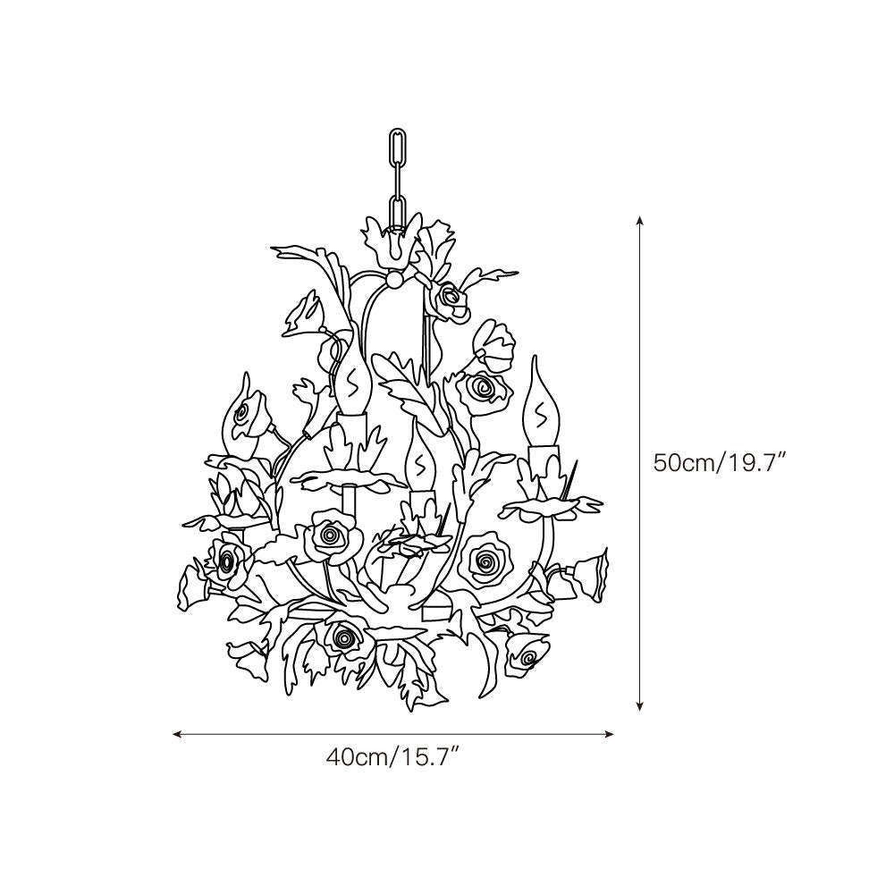 Freyza | Ember Postmodern Luxury Ceramic Chandelier – Modern Dining Room Living Room