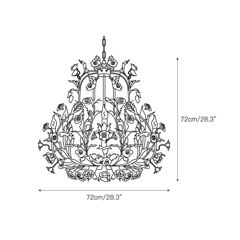 Freyza | Ember Postmodern Luxury Ceramic Chandelier – Modern Dining Room Living Room