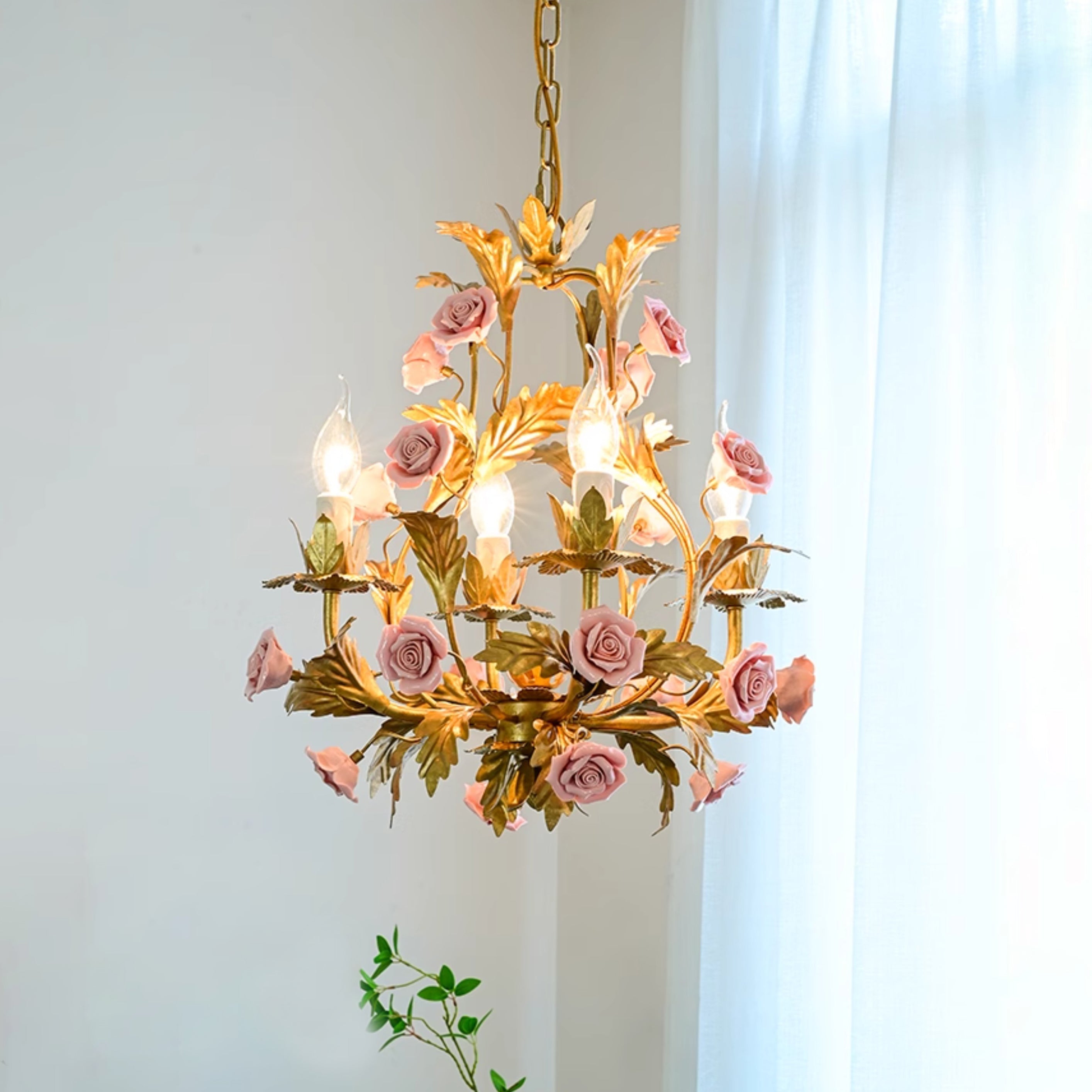 Freyza | Ember Postmodern Luxury Ceramic Chandelier – Modern Dining Room Living Room