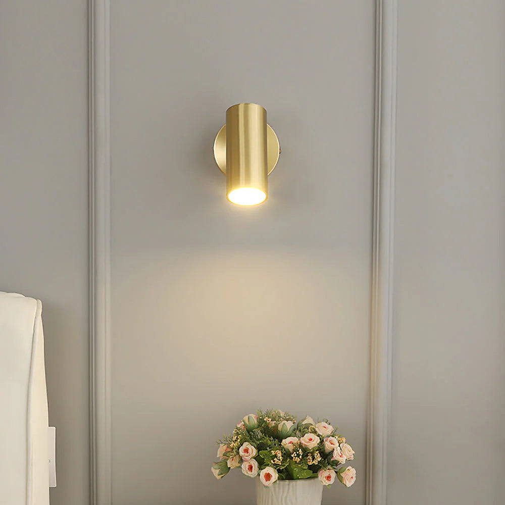 Freyza | Frost Brass Sconce Brass Wall Light – Bedroom Hallway