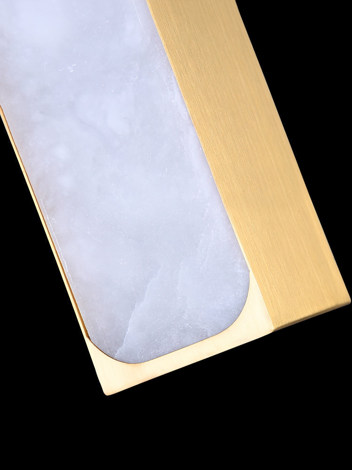 Freyza | Gleam Brass Alabaster Brass Pendant Light – Kitchen Dining Room