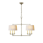 Freyza | Inlay Classic Art Brass Fabric Chandelier – Vintage Dining Room Living Room