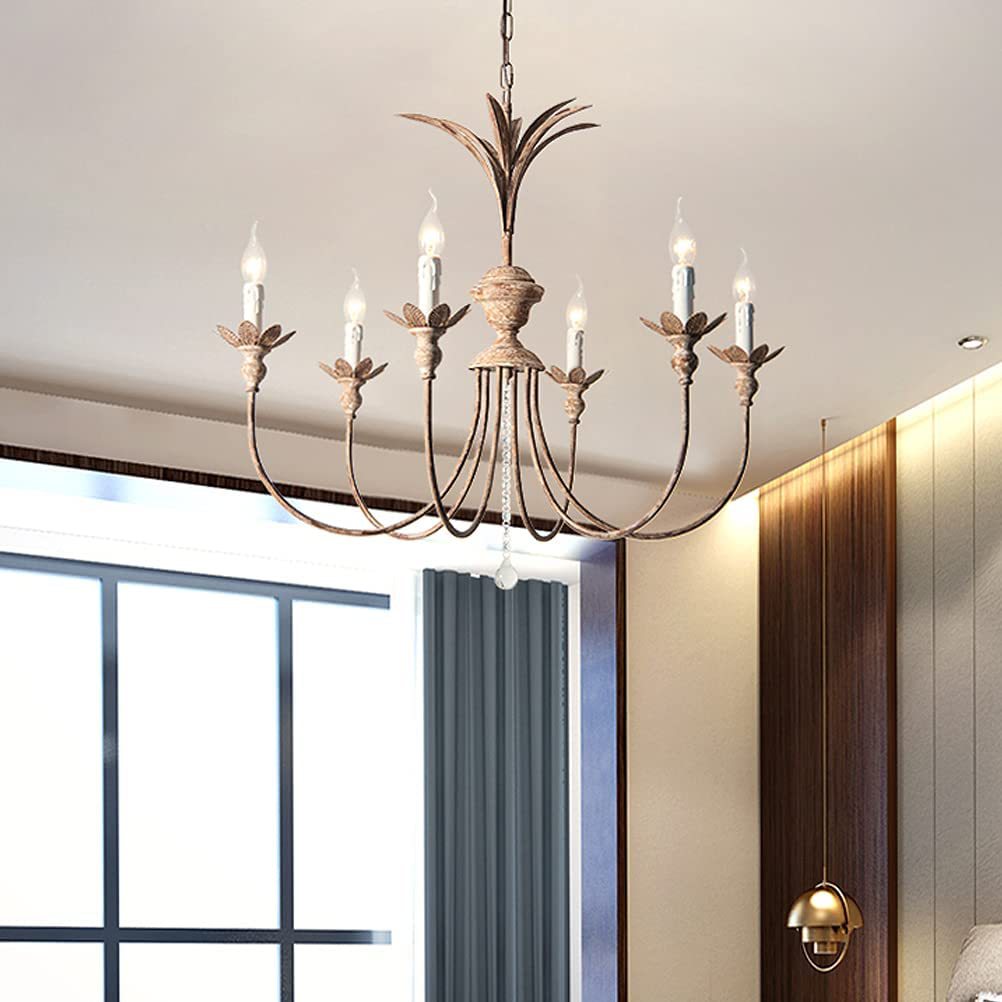 Freyza | Jive Vintage Industrial Chandelier – Industrial Dining Room Living Room