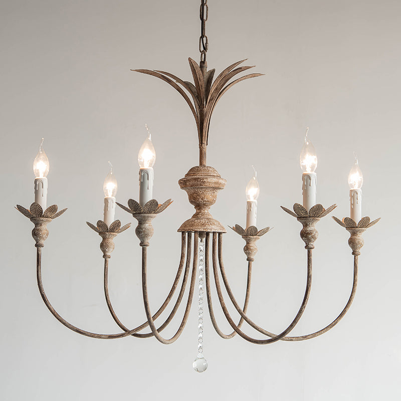 Freyza | Jive Vintage Industrial Chandelier – Industrial Dining Room Living Room