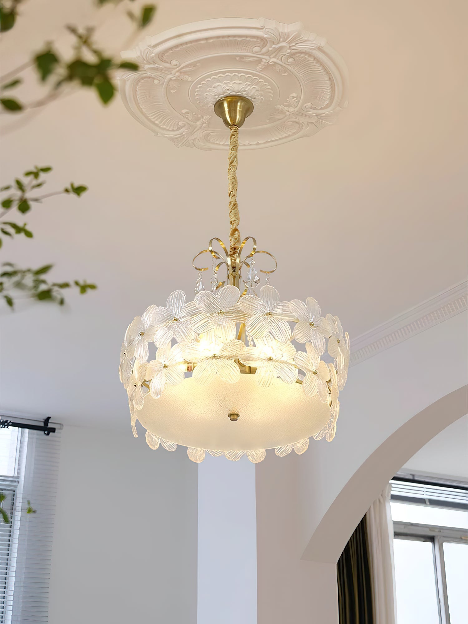 Freyza | Kite postmoderner Luxus-Glas-Kronleuchter – modernes Esszimmer, Wohnzimmer