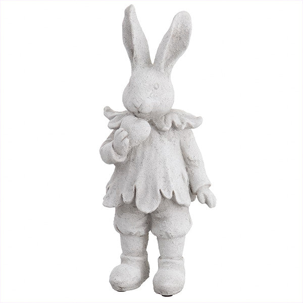 Freyza - Charming Easter Bunny Figurine | 15-Inch Distressed Design for Timeless Spring Decor
