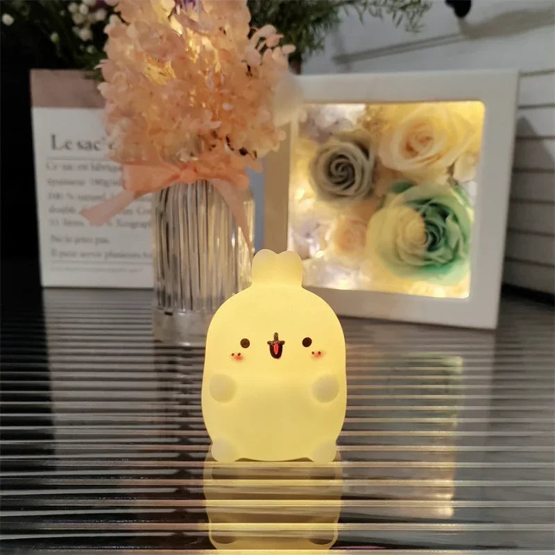 Charming Rabbit LED Night Light with Soft Glow | Battery Operated for Cozy Atmosphere 2