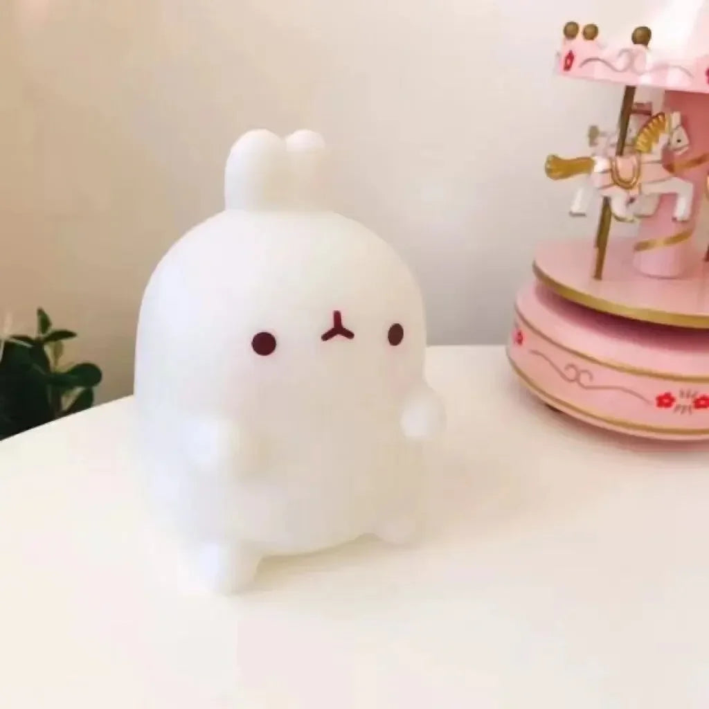 Charming Rabbit LED Night Light with Soft Glow | Battery Operated for Cozy Atmosphere 7