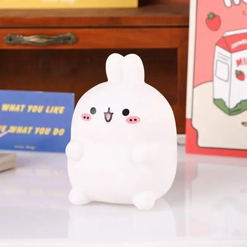 Charming Rabbit LED Night Light with Soft Glow | Battery Operated for Cozy Atmosphere 9