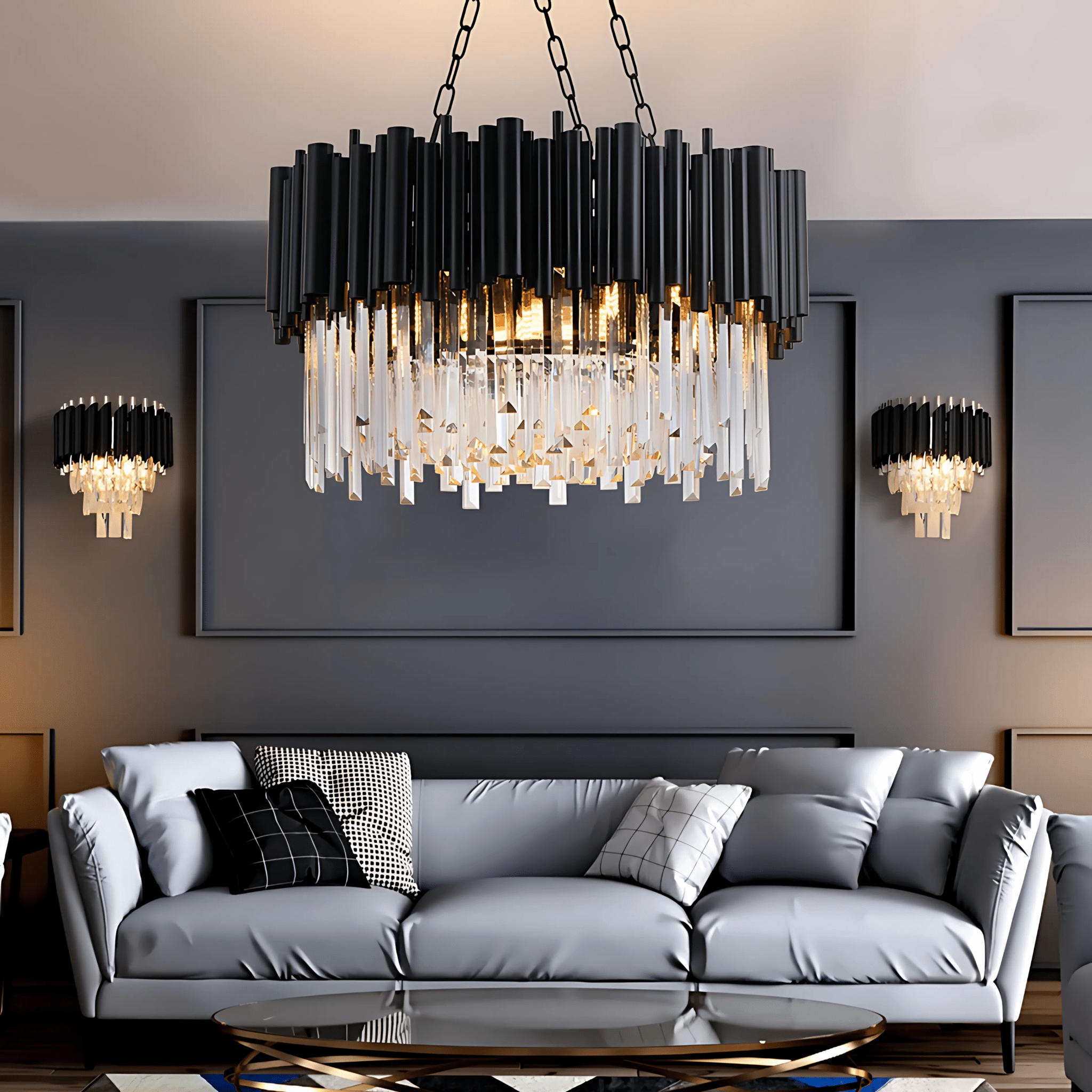 Freyza - ChelseaCrystal | Elegant Modern Crystal Chandelier Light for Dining Room