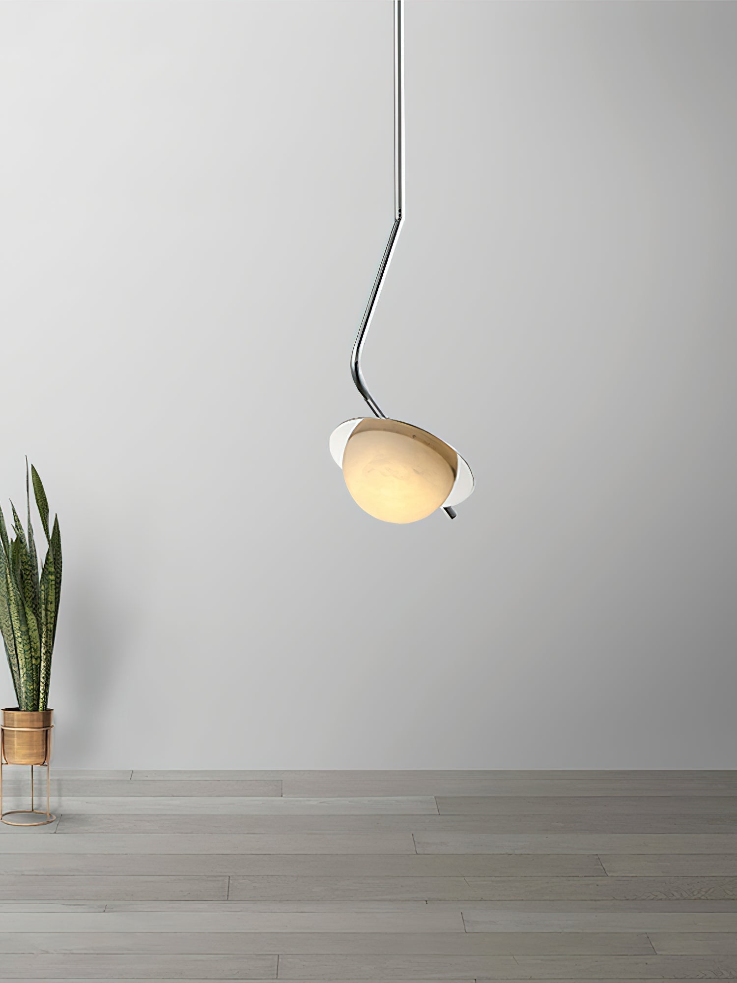 Freyza | Ivvaros Chic Luminance Edelstahl-Pendelleuchte – Küche, Esszimmer