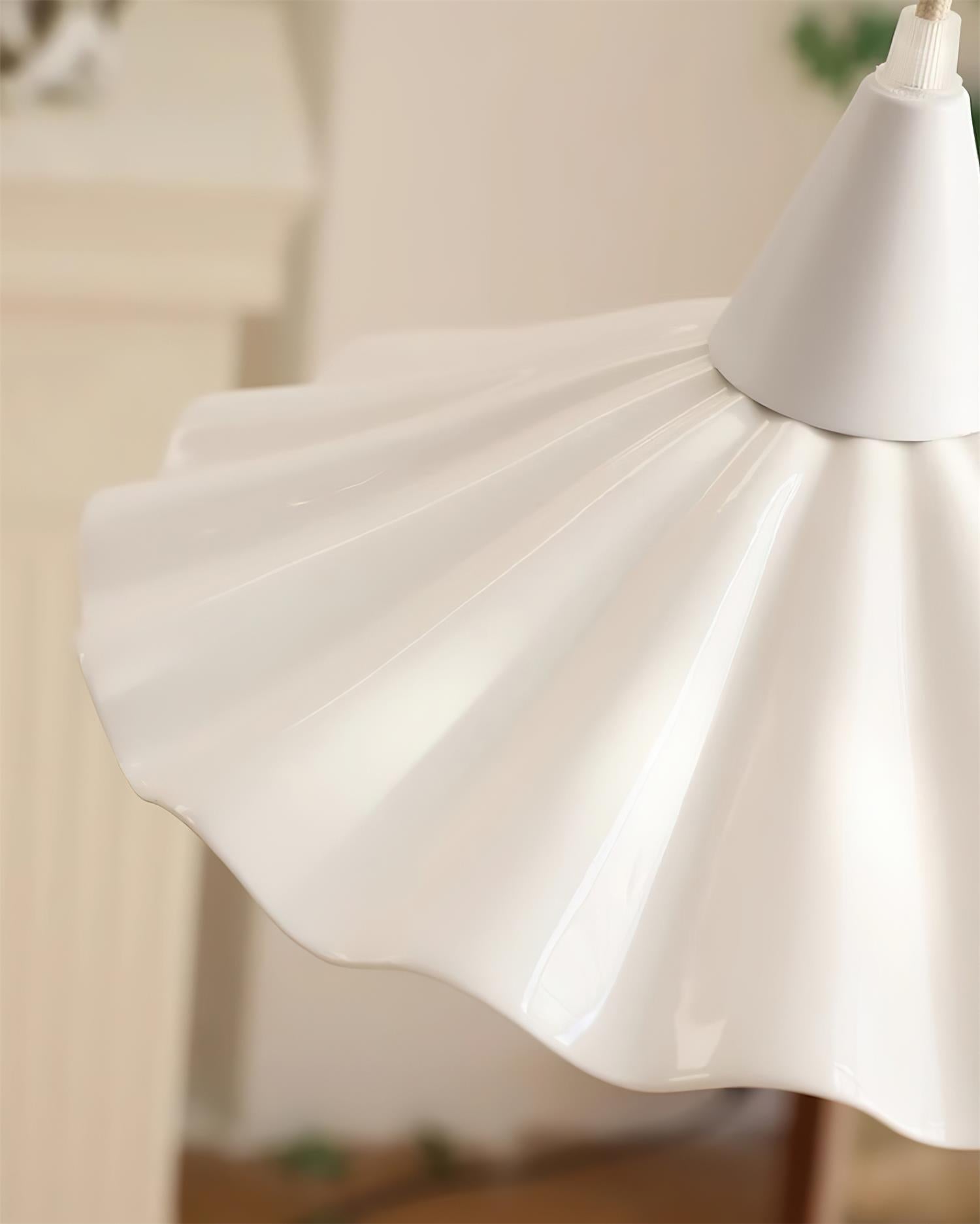 Freyza | Rivora, suspension en céramique blanche pour cuisine et salle à manger