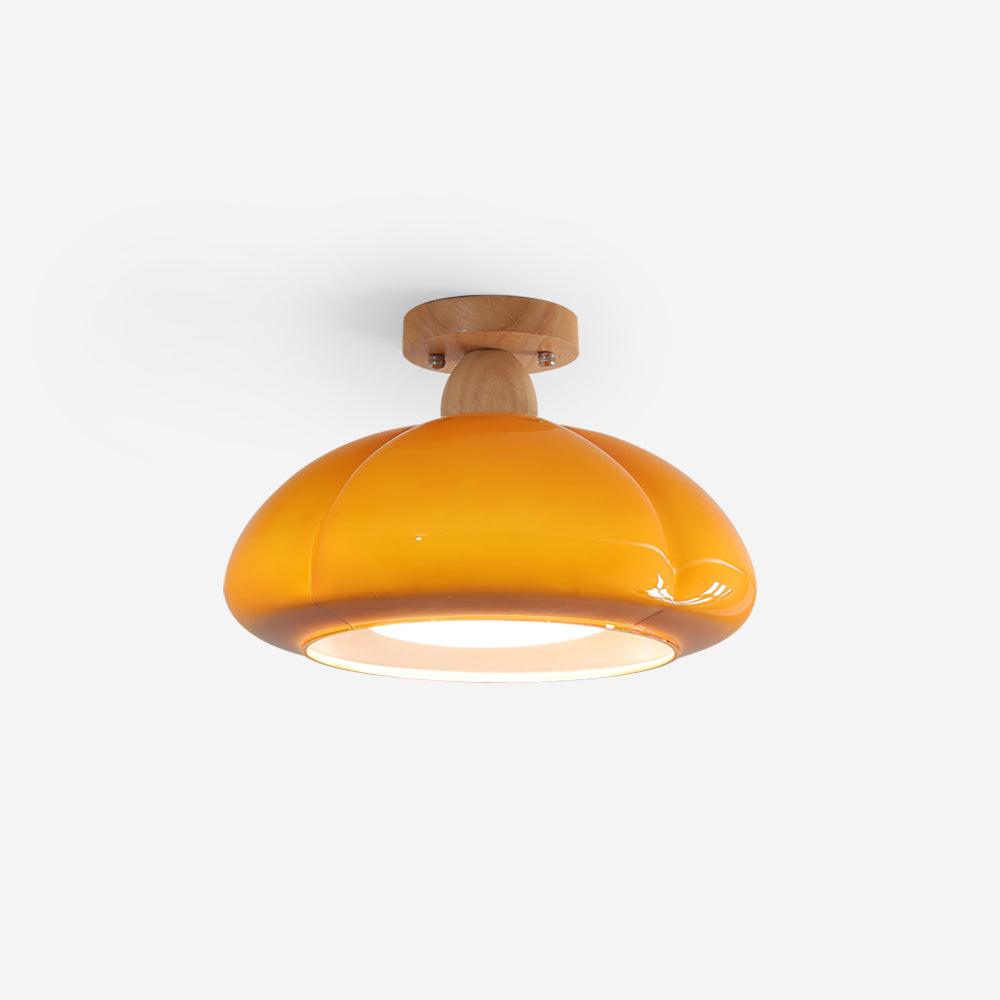 Plafonnier encastré en verre ambré Freyza | Ambrina – Chambre, couloir, cuisine