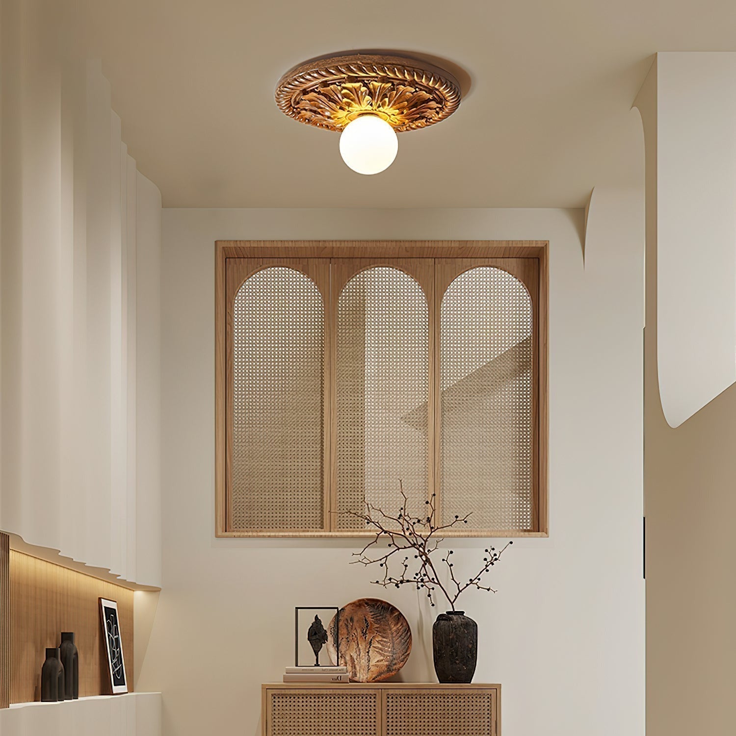Freyza | Plafonnier encastré – Style vintage pour chambre, couloir et cuisine
