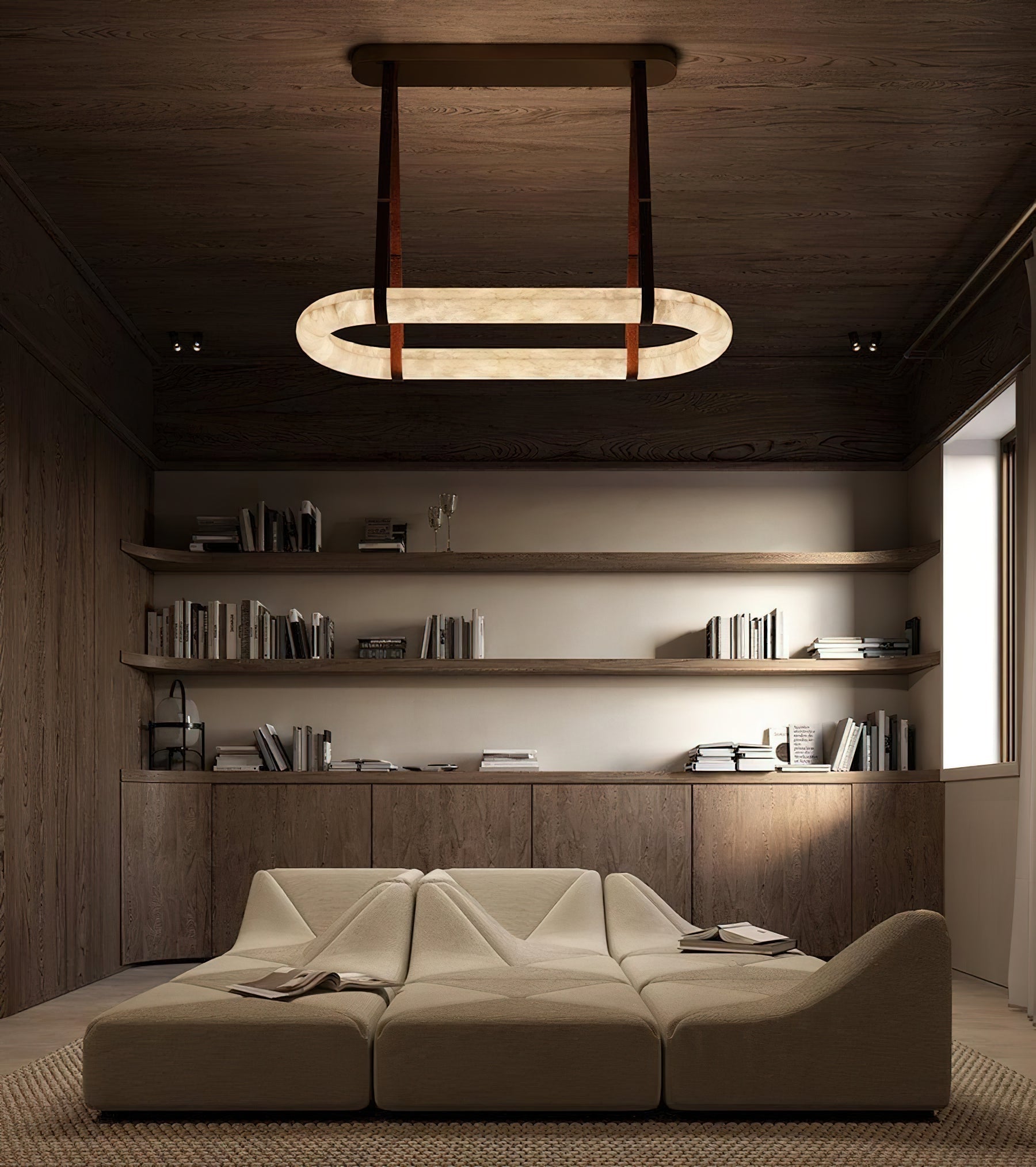 Freyza | Vista Art Alabaster Chandelier – Dining Room Living Room
