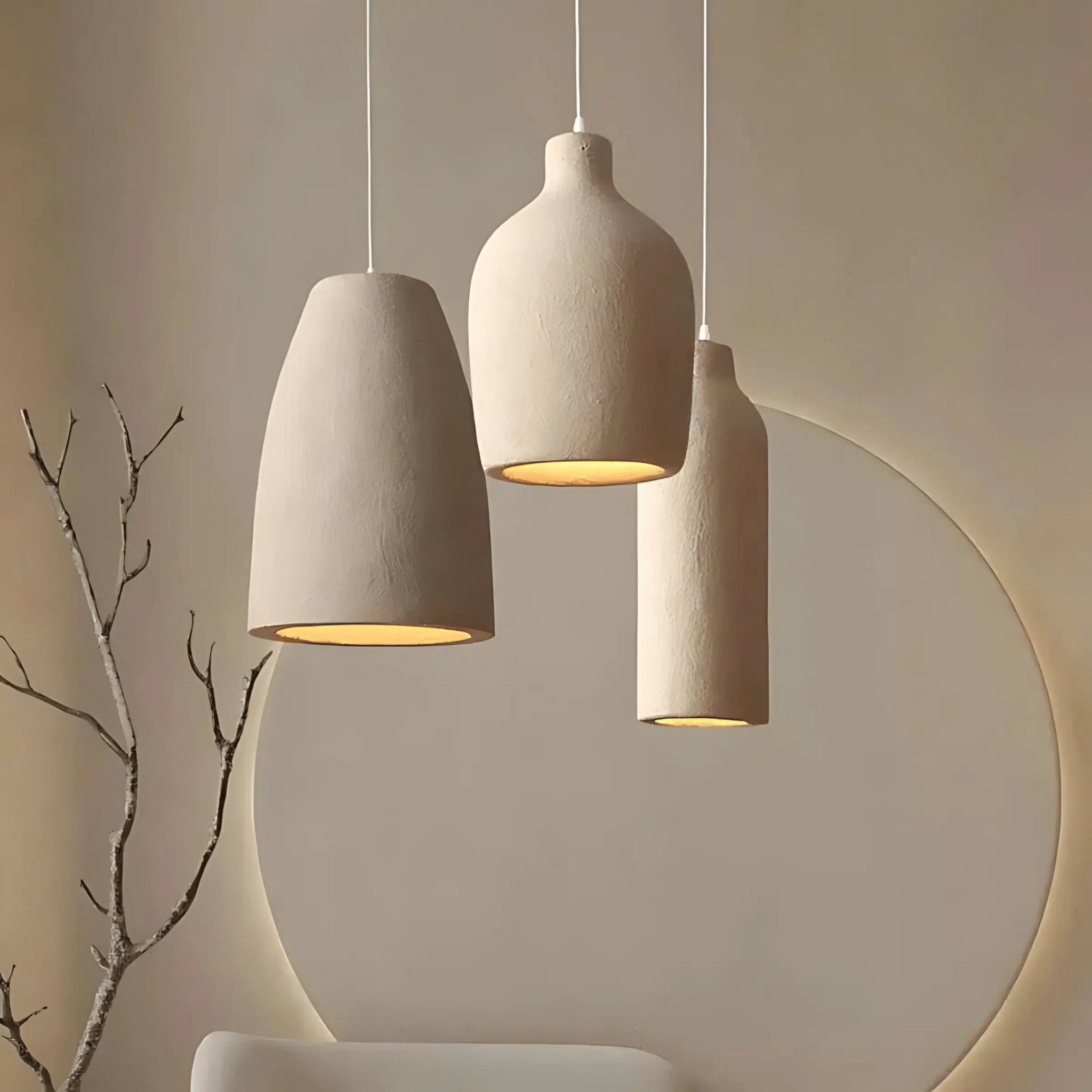 Freyza - CirrusLight | Elegant Textured Dimmable Pendant Lamp Fixture