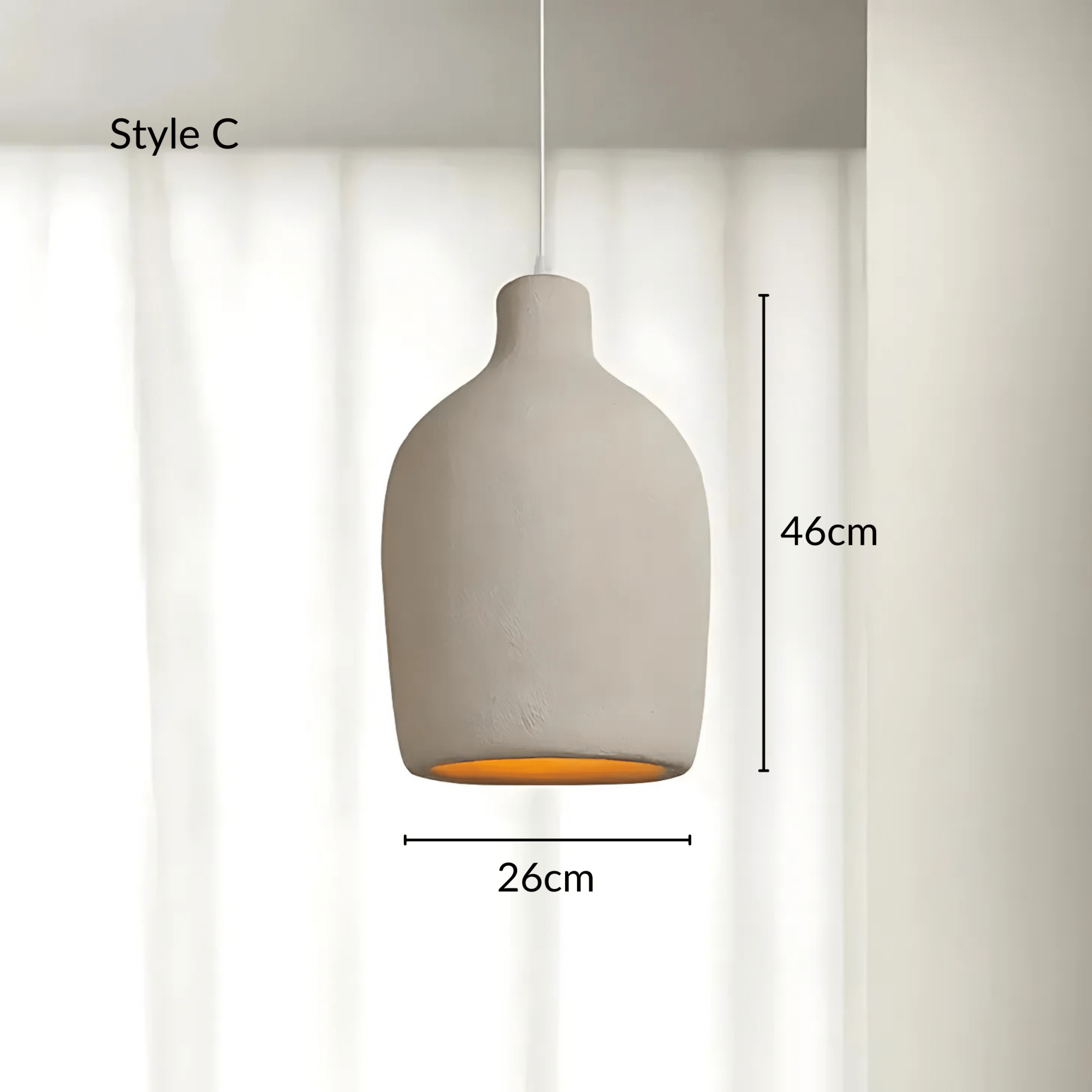 Freyza - CirrusLight | Elegant Textured Dimmable Pendant Lamp Fixture