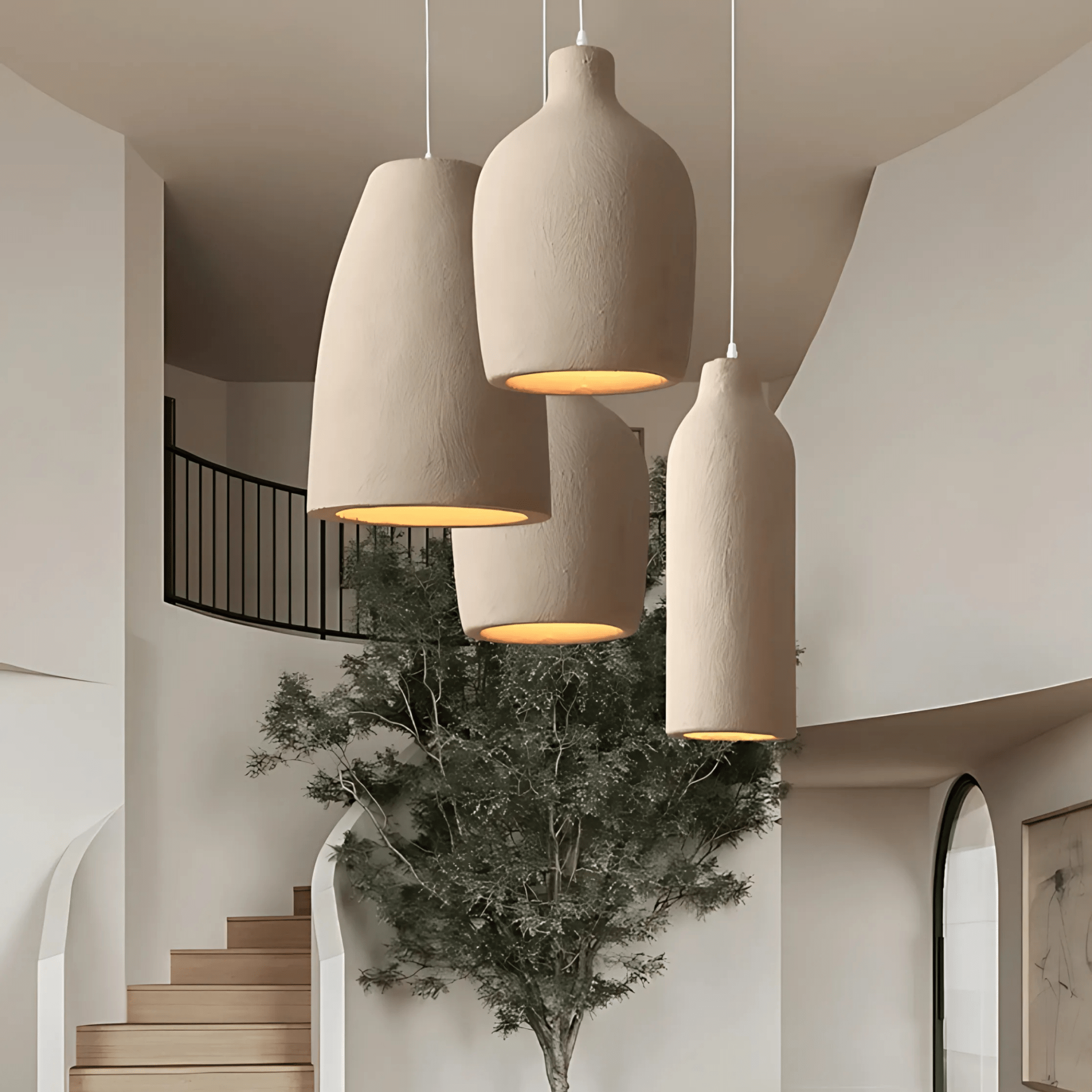 Freyza - CirrusLight | Elegant Textured Dimmable Pendant Lamp Fixture