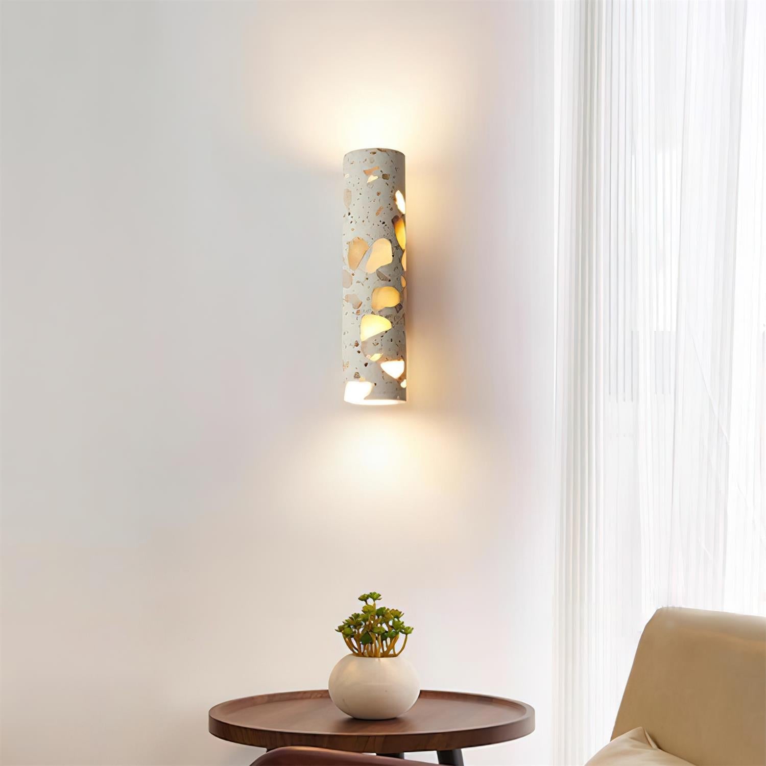 Freyza | Applique murale intérieure en terrazzo Fioren – chambre, salon