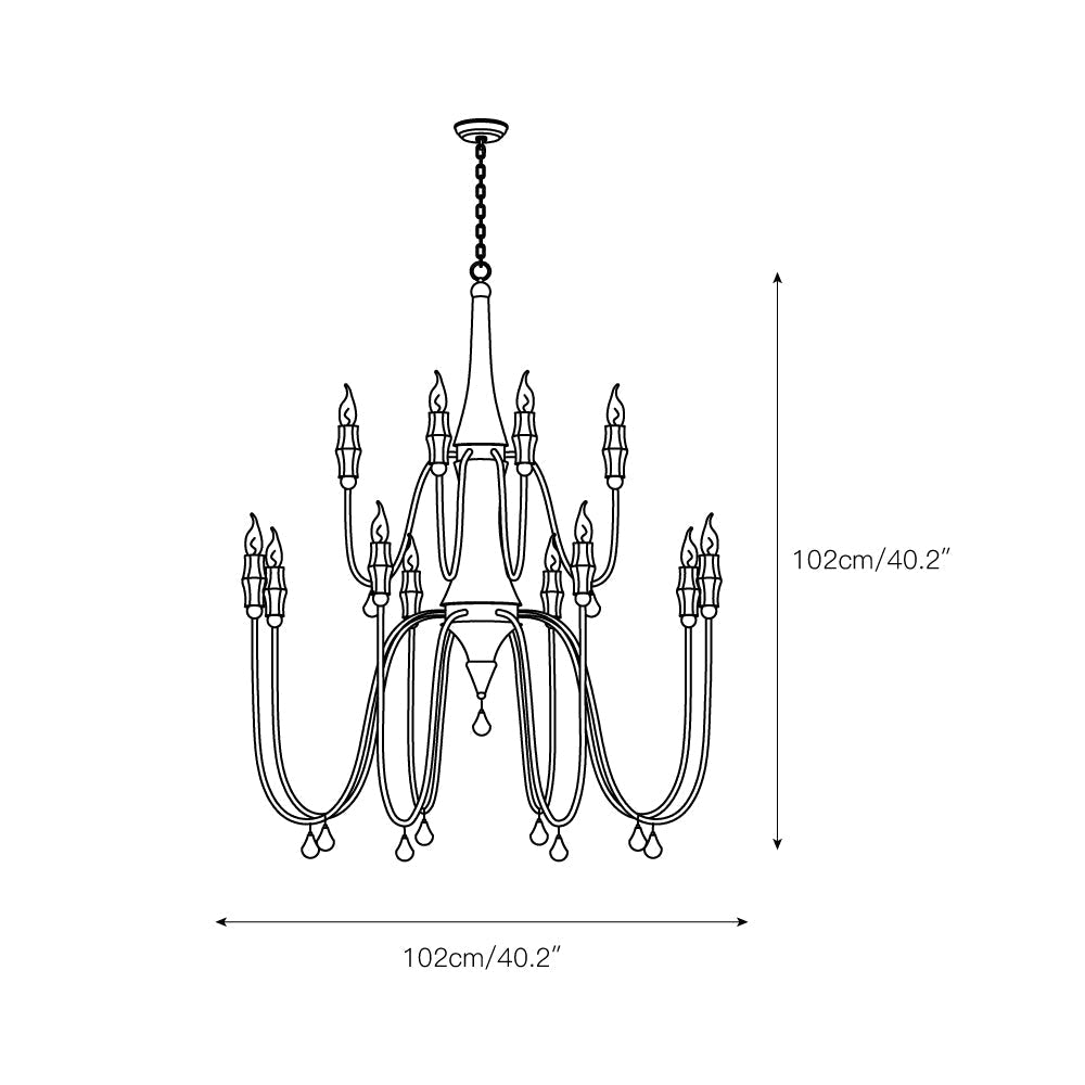 Freyza | Arcad Vintage Industrial Wood Chandelier – Industrial Dining Room Living Room