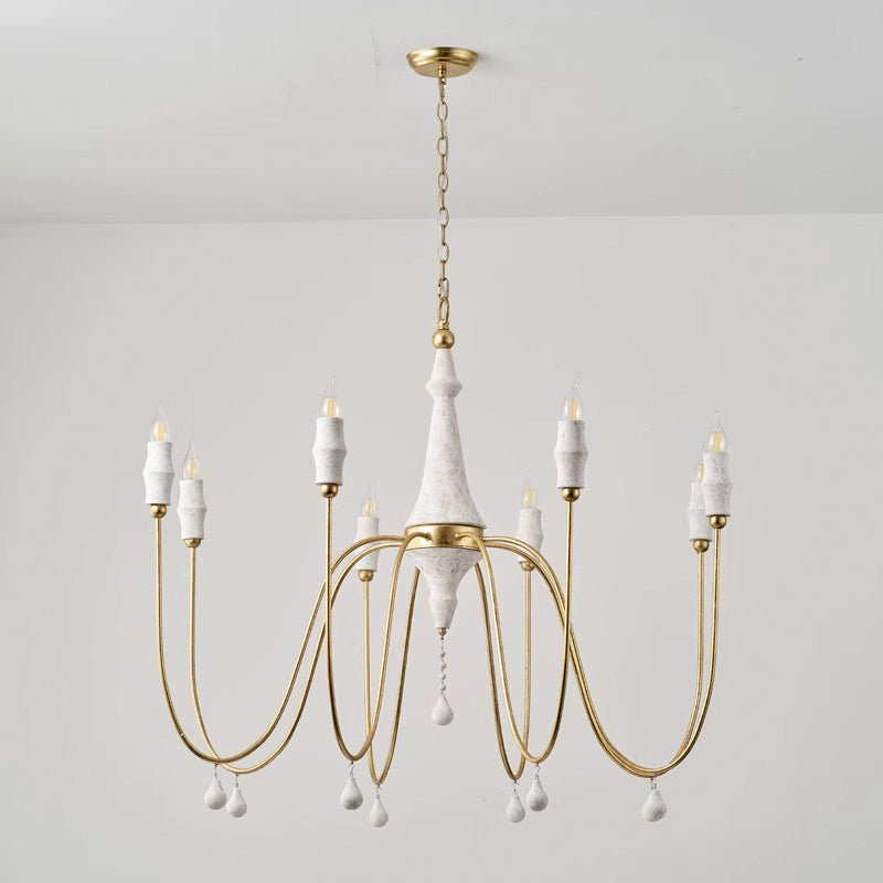 Freyza | Arcad Vintage Industrial Wood Chandelier – Industrial Dining Room Living Room