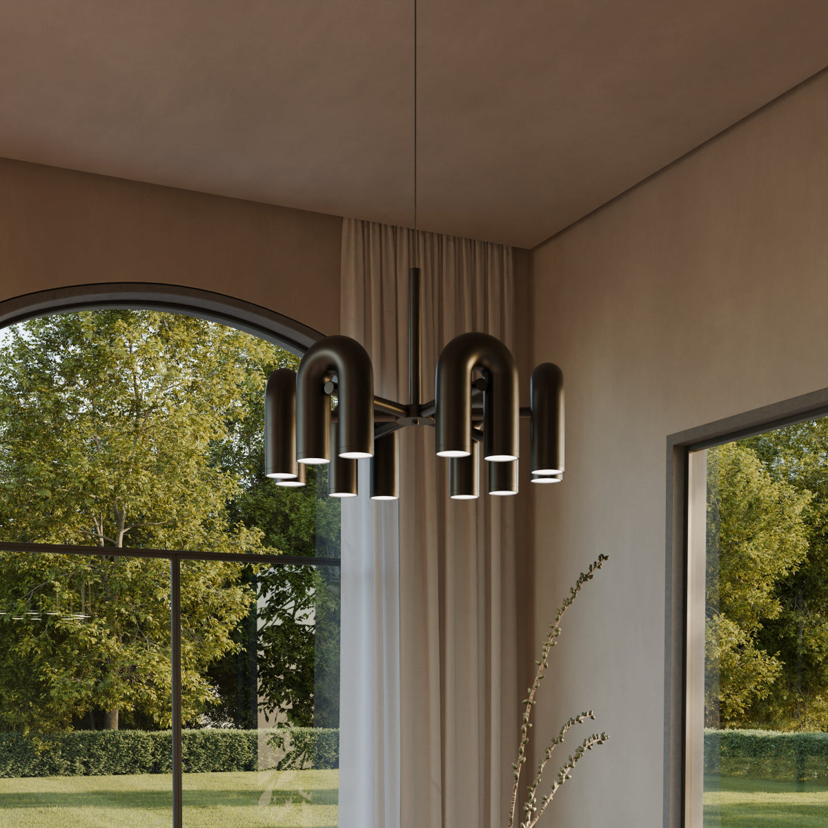 Freyza - Clementine | Playful Modern Adjustable LED Chandelier Design