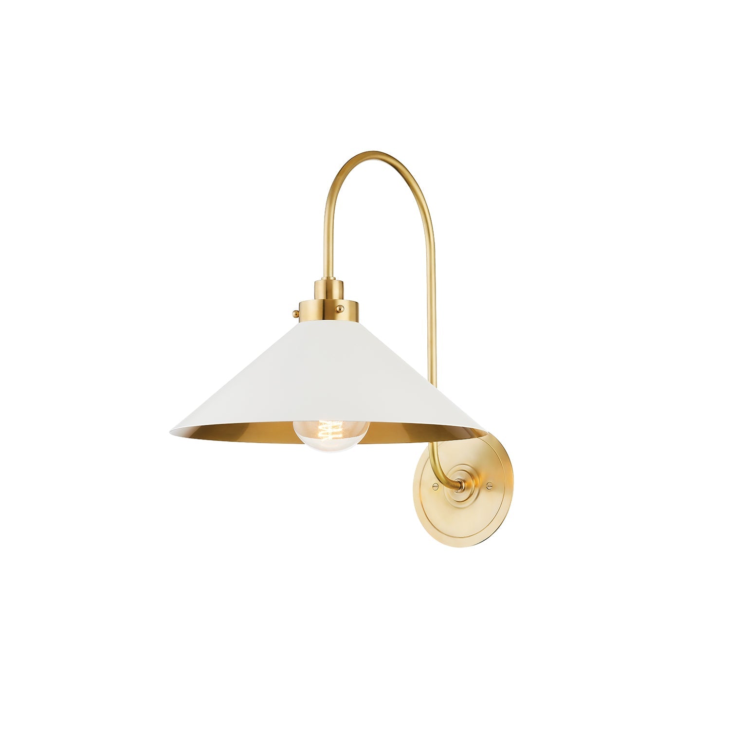 Freyza | Drape Brass Wall Brass Wall Light – Bedroom Hallway