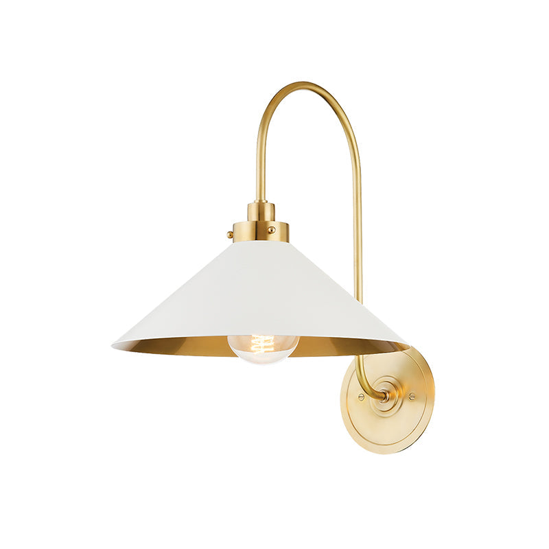 Freyza | Drape Brass Wall Brass Wall Light – Bedroom Hallway
