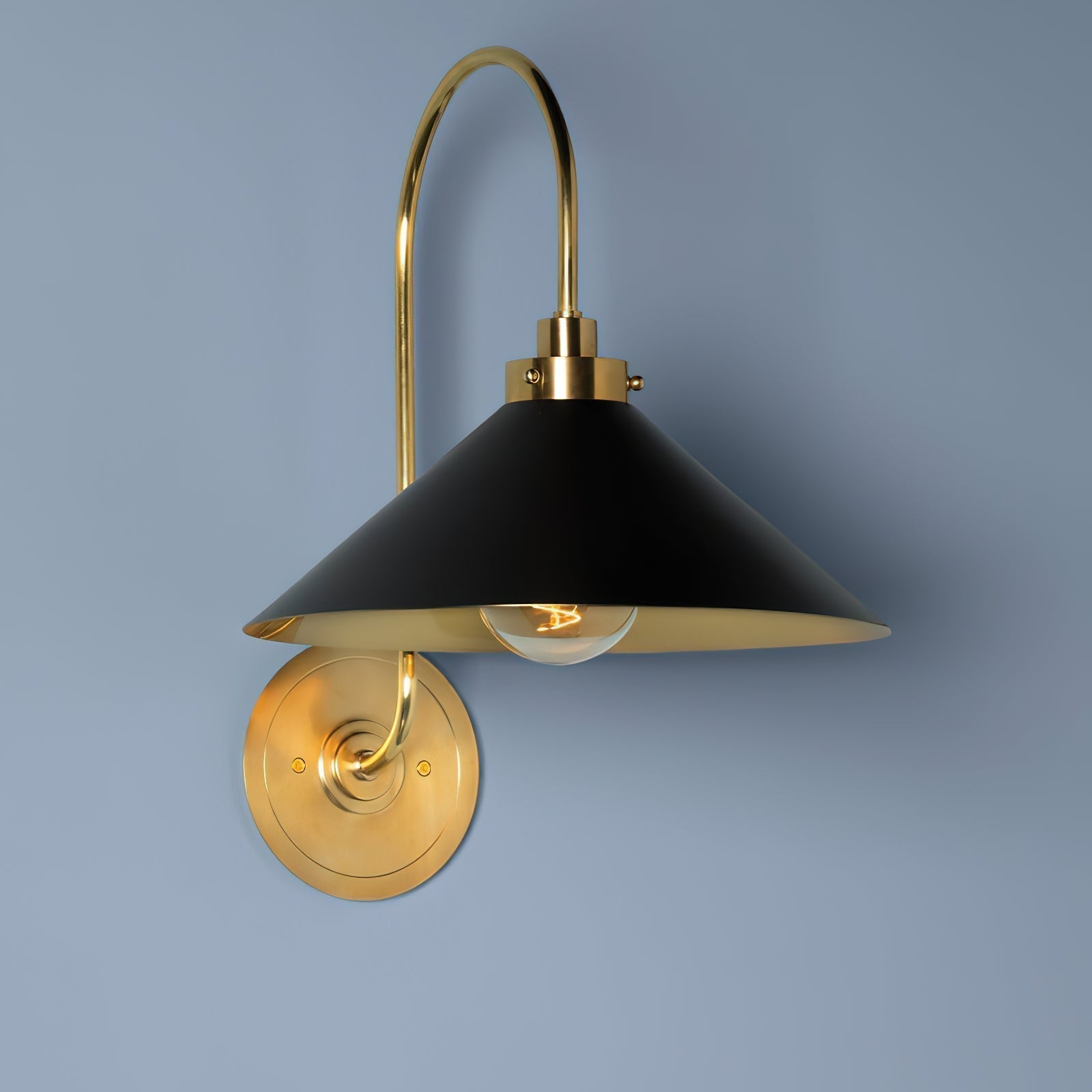 Freyza | Drape Brass Wall Brass Wall Light – Bedroom Hallway