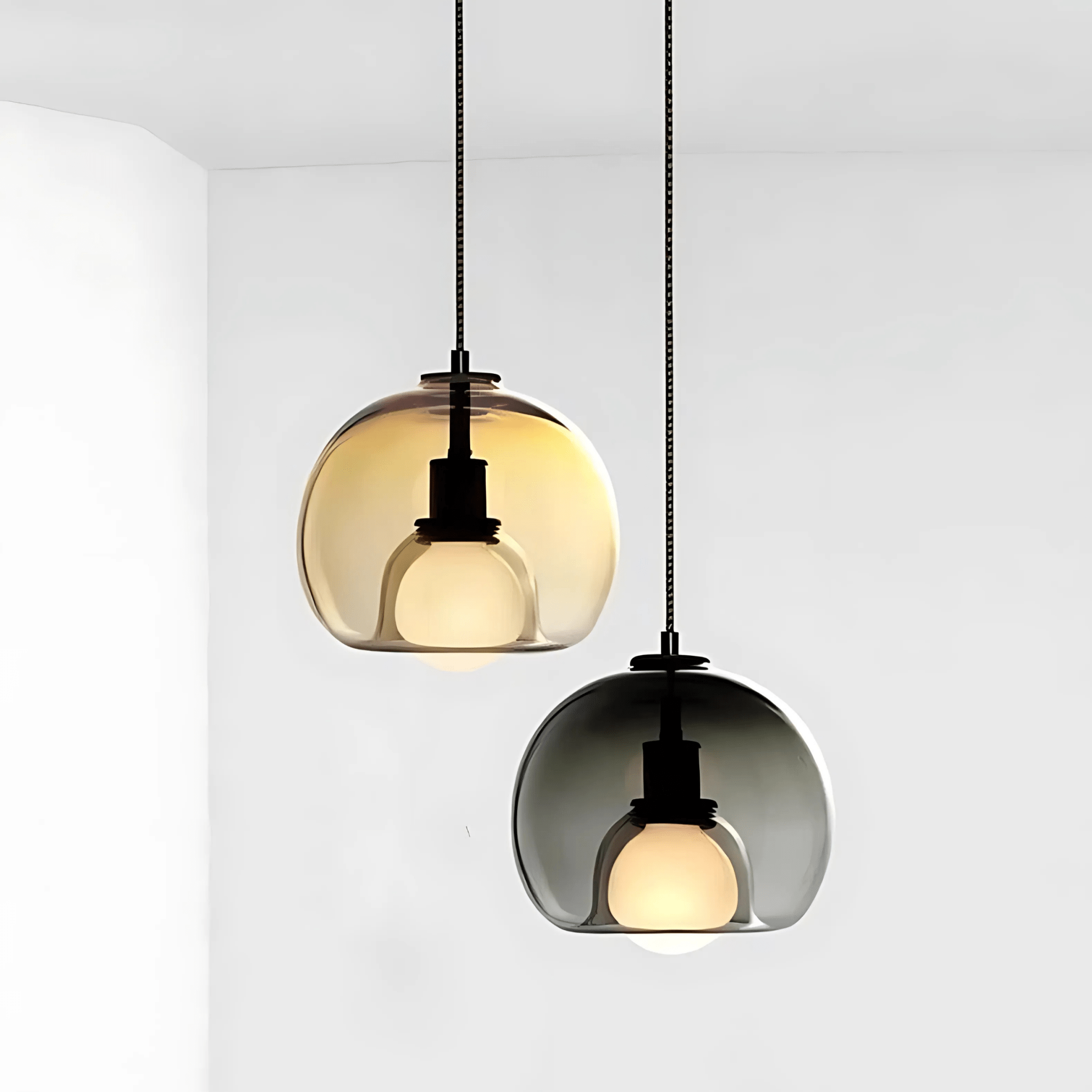 Freyza - ClydeGlass | Elegant Handblown Glass Kitchen Pendant Lighting Fixture