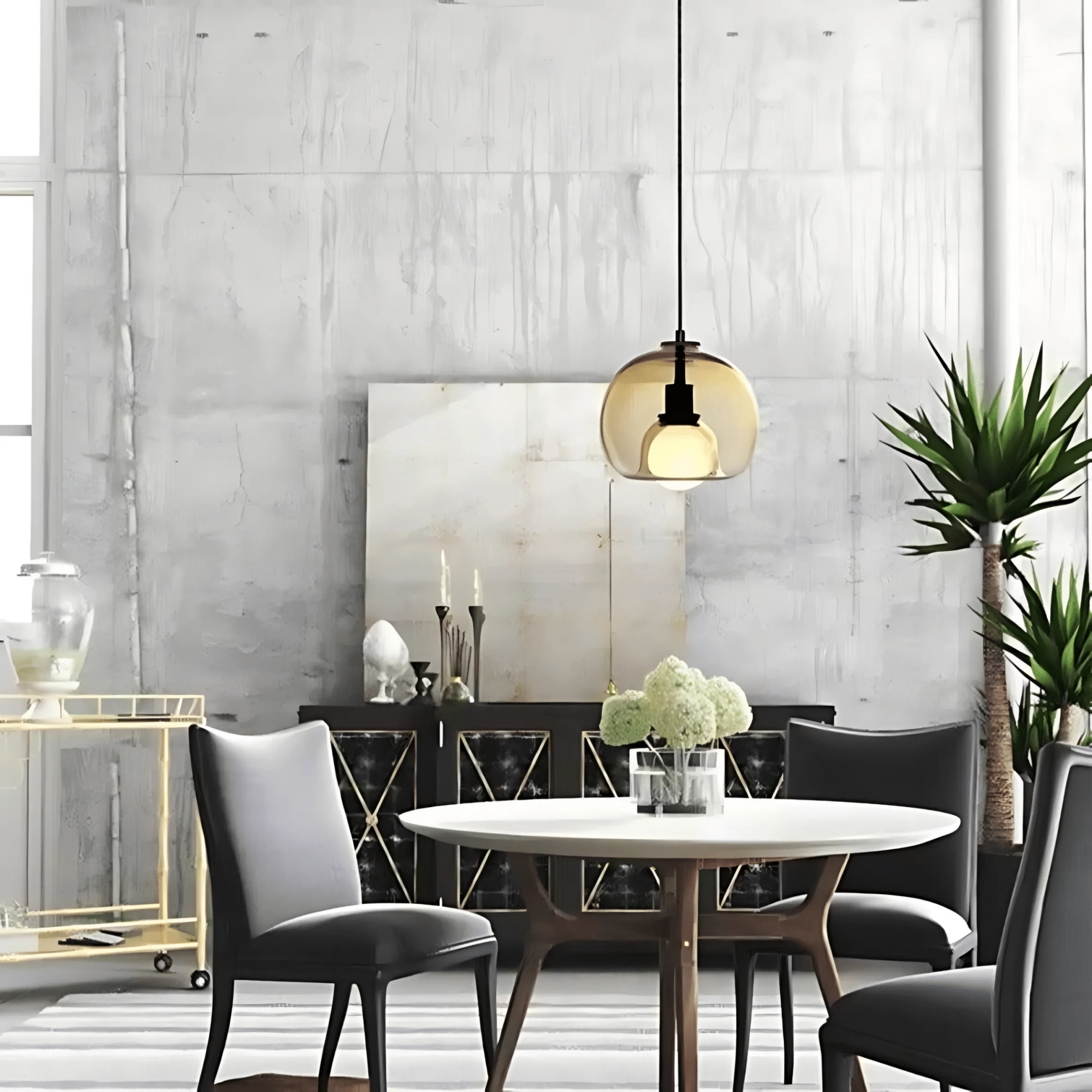 Freyza - ClydeGlass | Elegant Handblown Glass Kitchen Pendant Lighting Fixture