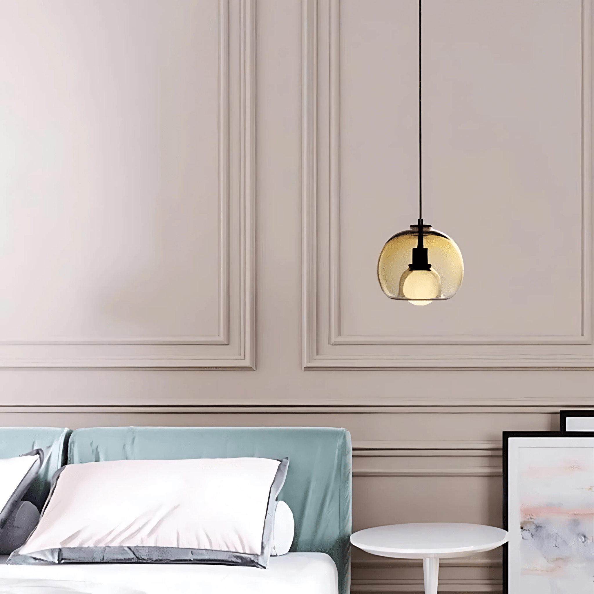Freyza - ClydeGlass | Elegant Handblown Glass Kitchen Pendant Lighting Fixture