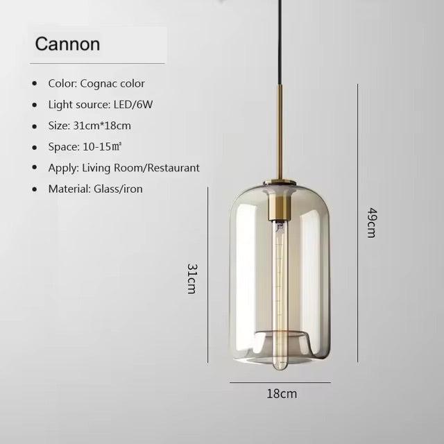 Freyza - CognacGlow | Elegant Handcrafted Brass Pendant Light Fixture