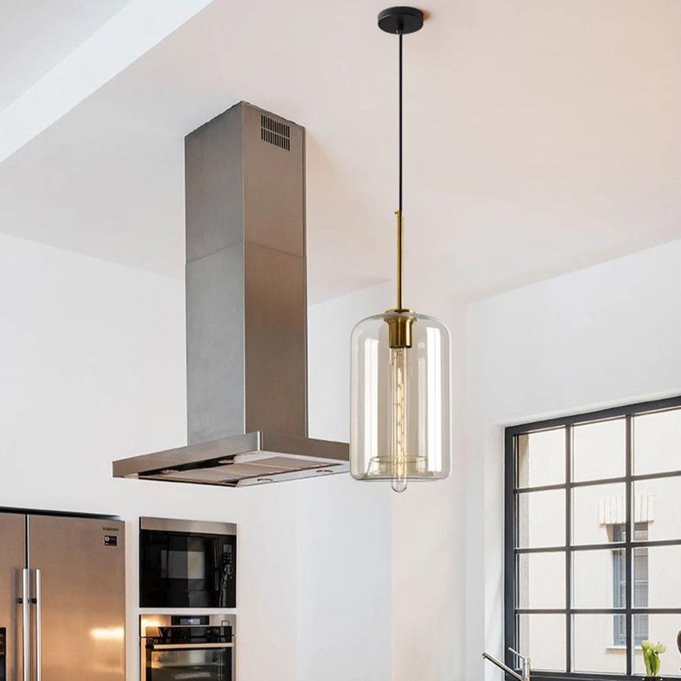 Freyza - CognacGlow | Elegant Handcrafted Brass Pendant Light Fixture