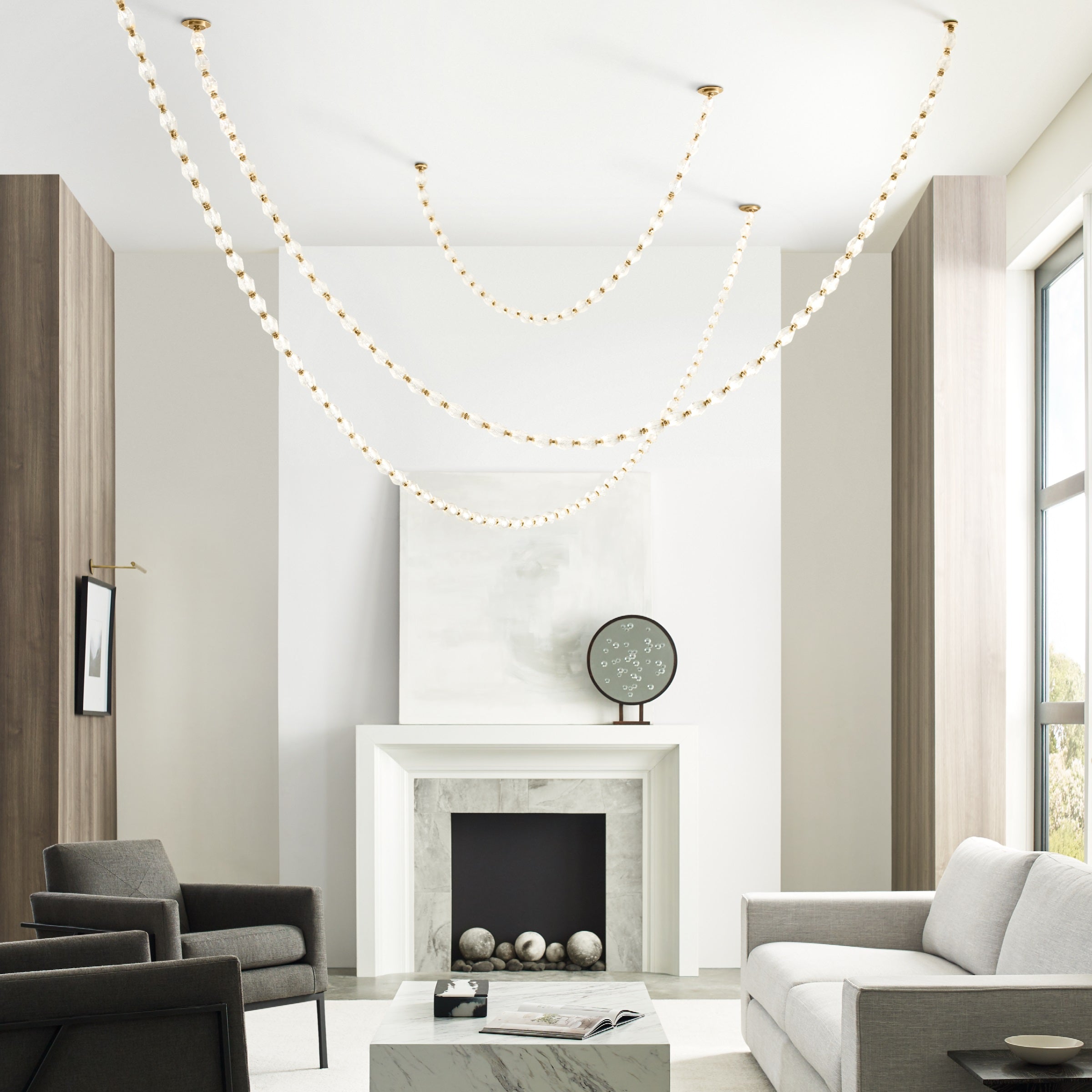 Freyza | Karma-Glas-Kronleuchter – Esszimmer, Wohnzimmer