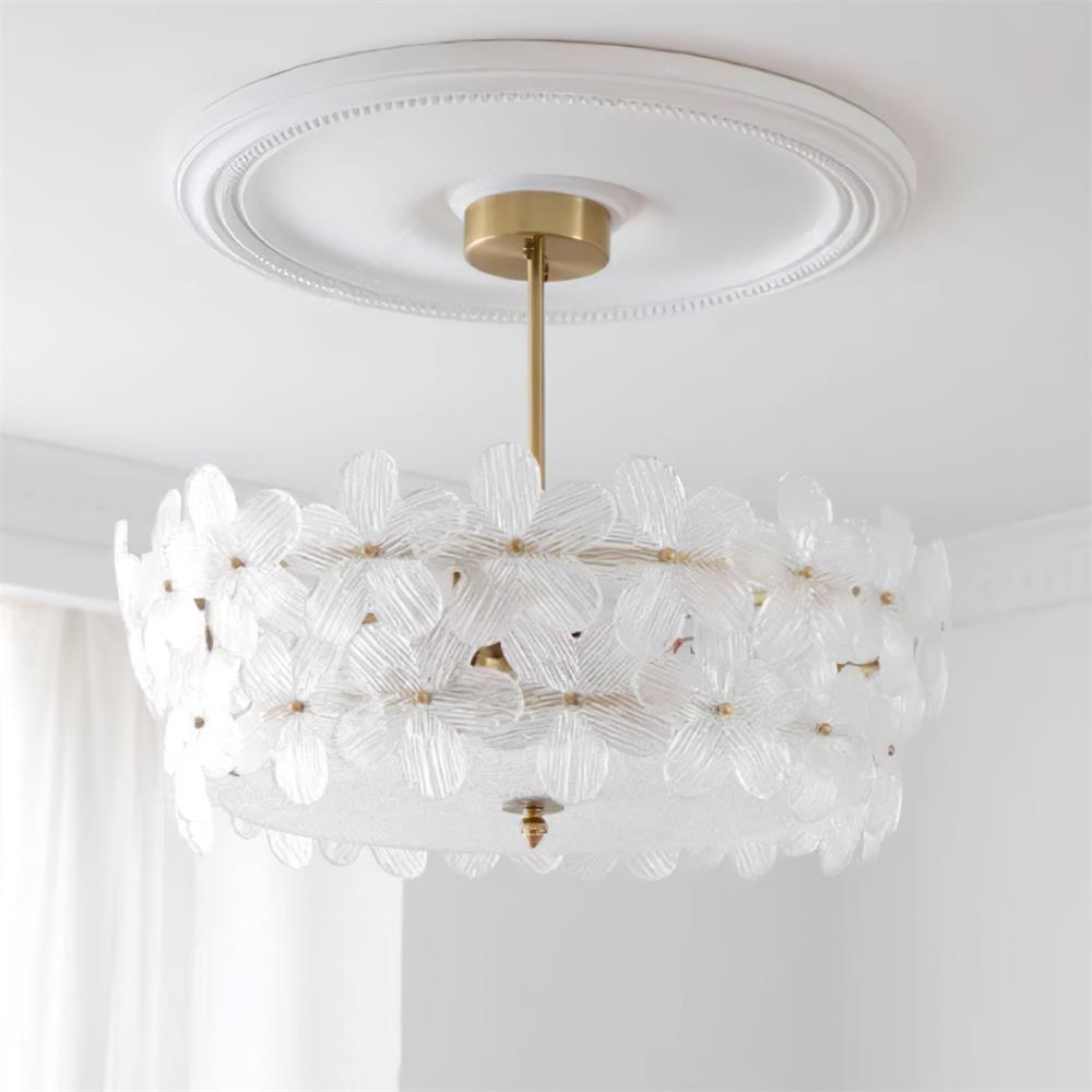 Plafonnier semi-encastré en verre Fionel de Freyza – Chambre, couloir, cuisine