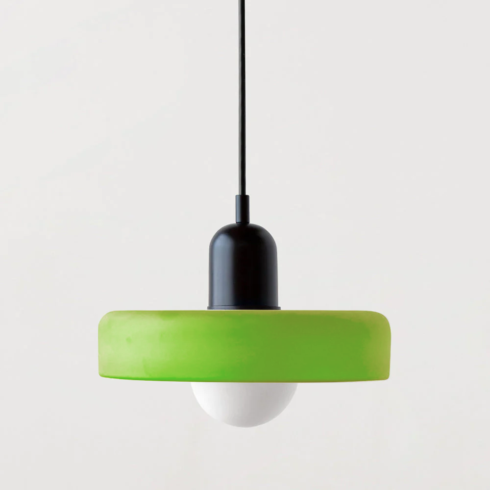 Colorful Glass Pendant Light | Retro Hanging Lamp with Striking Shade | Stylish Lighting for Kitchen Island 23