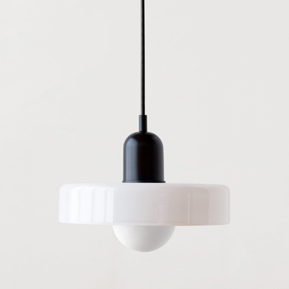 Colorful Glass Pendant Light | Retro Hanging Lamp with Striking Shade | Stylish Lighting for Kitchen Island 26