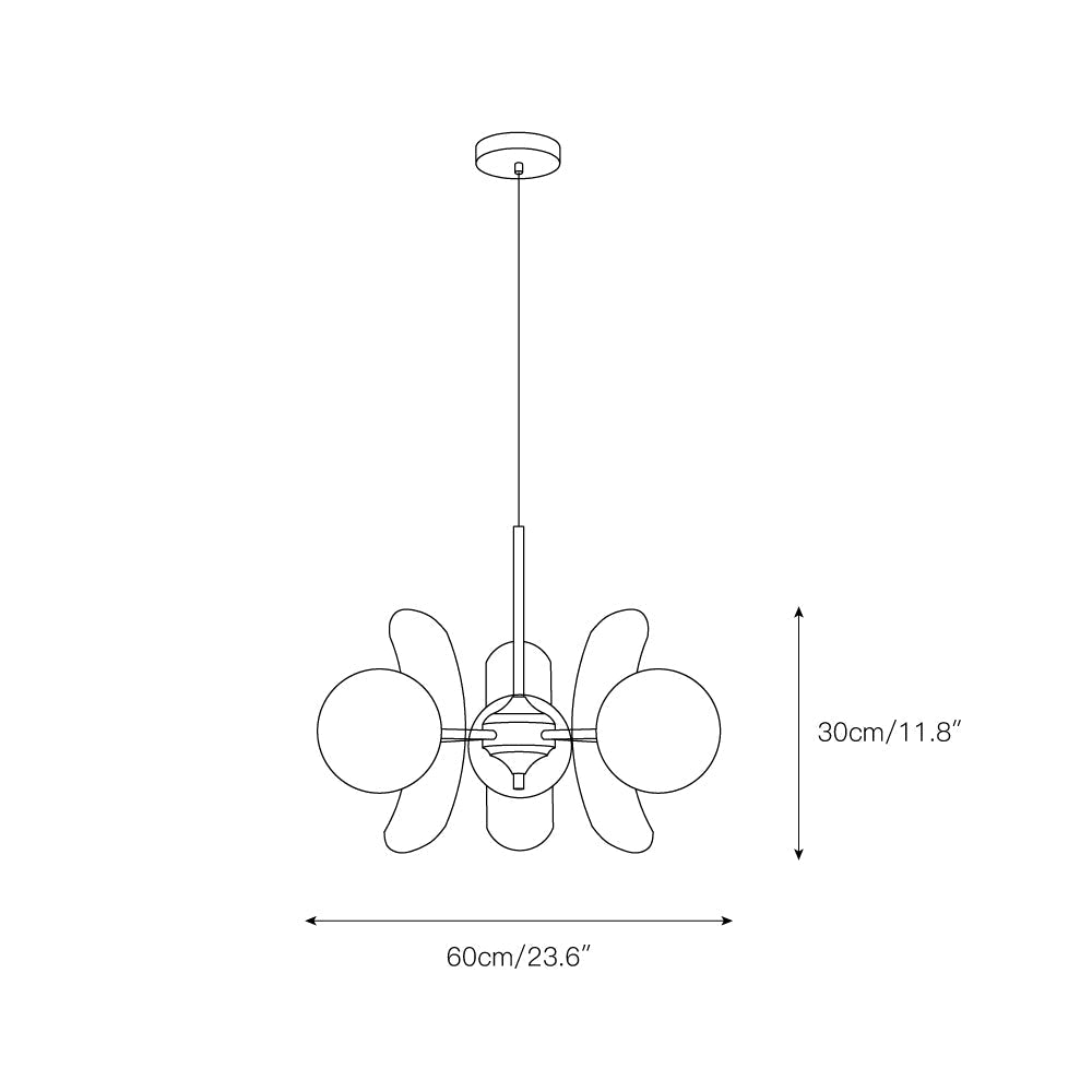 Freyza | Prism Creativity Sputnik Glass Chandelier – Dining Room Living Room