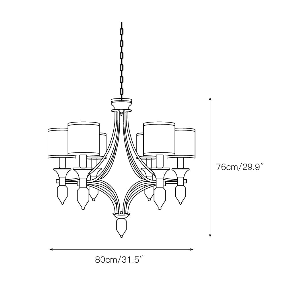 Freyza | Rift Vintage Luxury Glass Chandelier – Vintage Dining Room Living Room