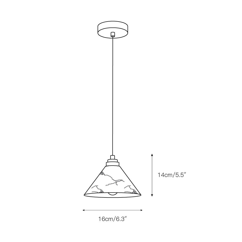 Freyza | Suspension en laiton xen et albâtre – Cuisine et salle à manger