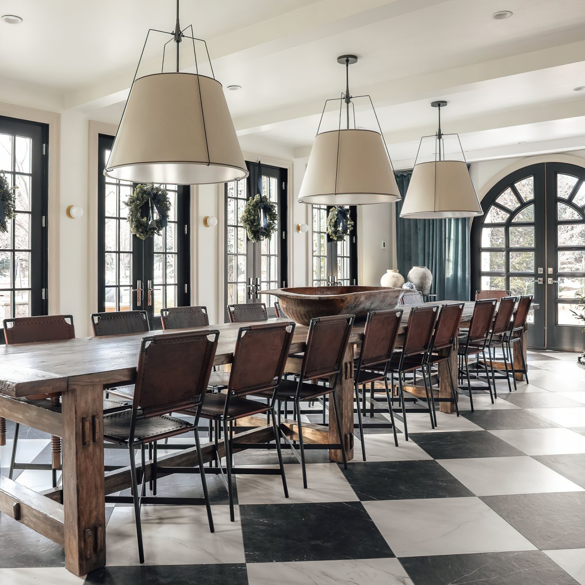 Freyza | Veshaa Vintage Industrial Fabric Pendant Light – Industrial Kitchen Dining Room