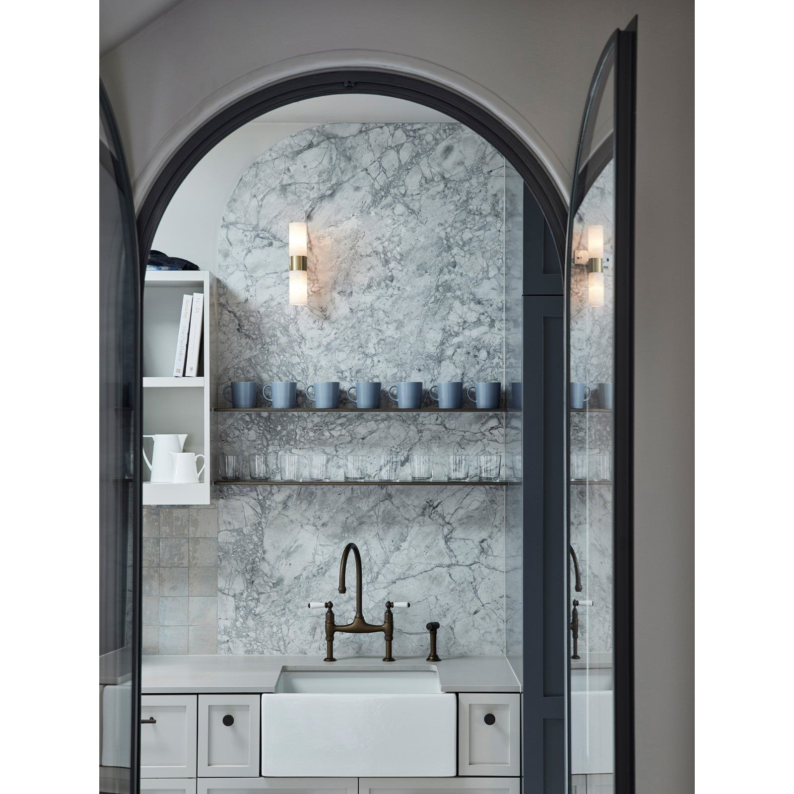 Freyza | Alight Alabaster Wall Wall Light – Bedroom Hallway