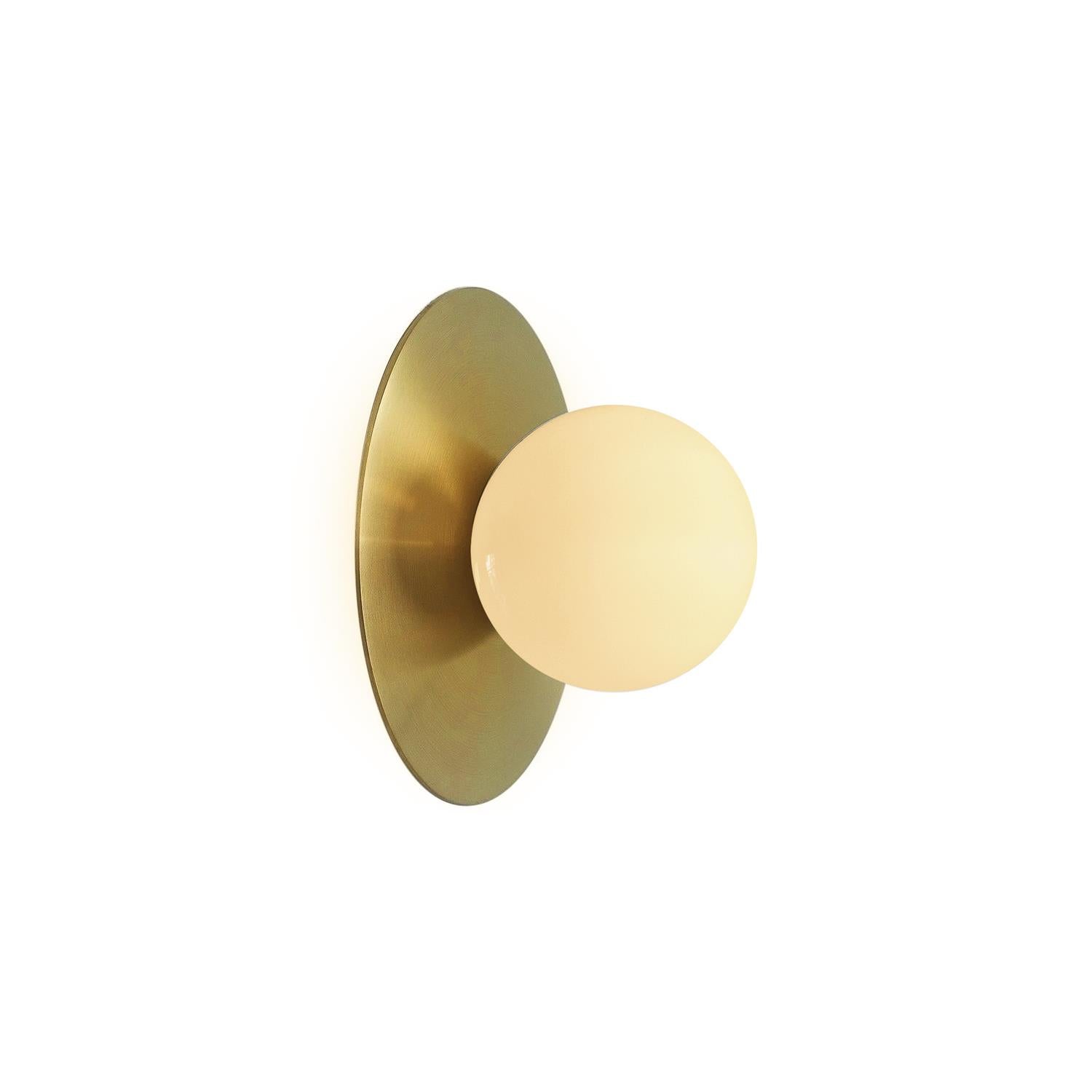 Freyza | Haze Round Glass Glass Wall Light – Bedroom Hallway