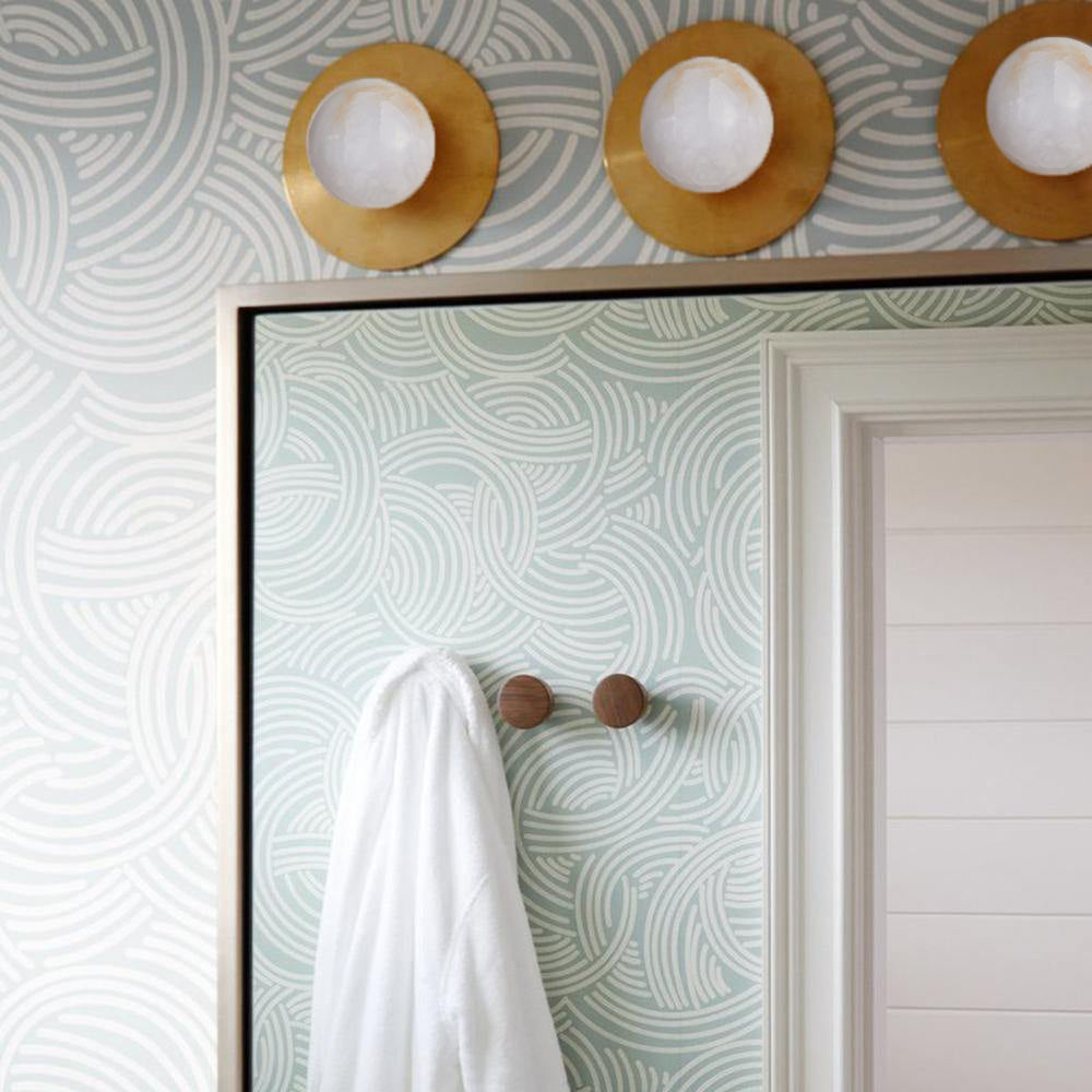 Freyza | Glow Round Alabaster Wall Light – Bedroom Hallway