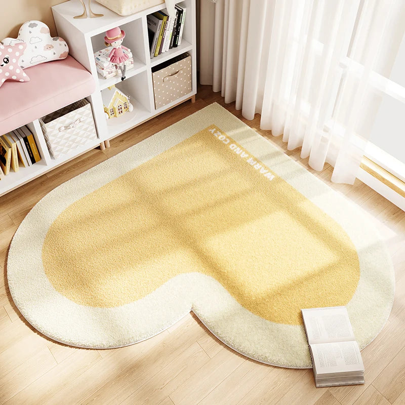 Cozy Heart Plush Rug with Non-Slip Backing | Soft Carpet for Comfort 2