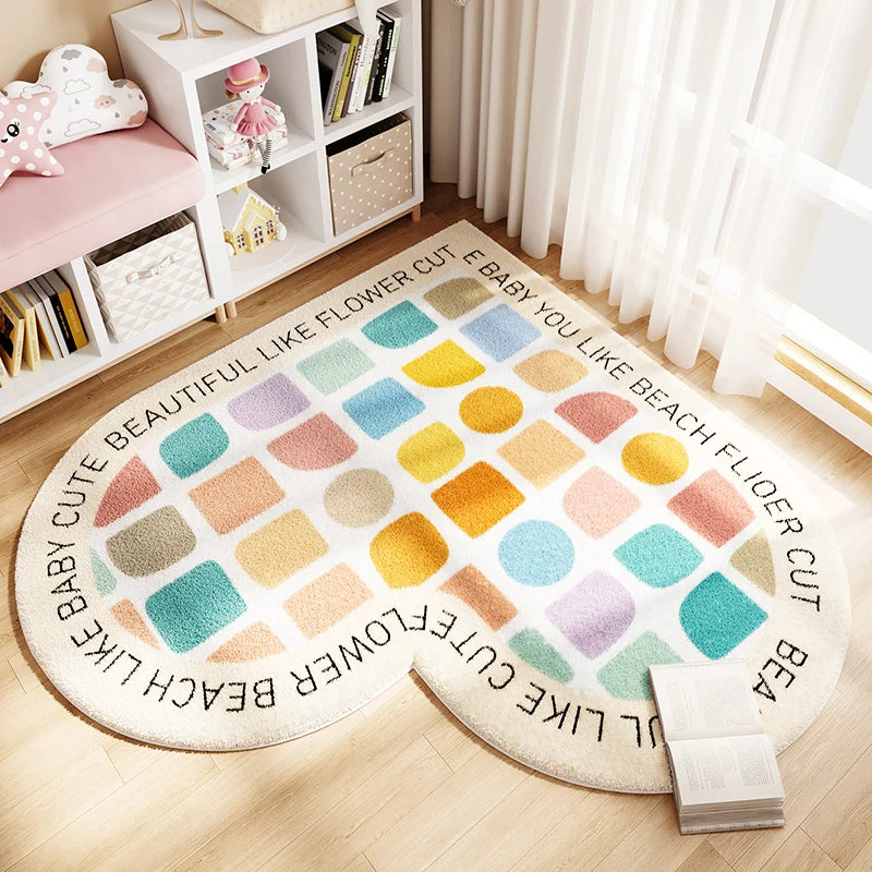 Cozy Heart Plush Rug with Non-Slip Backing | Soft Carpet for Comfort 6