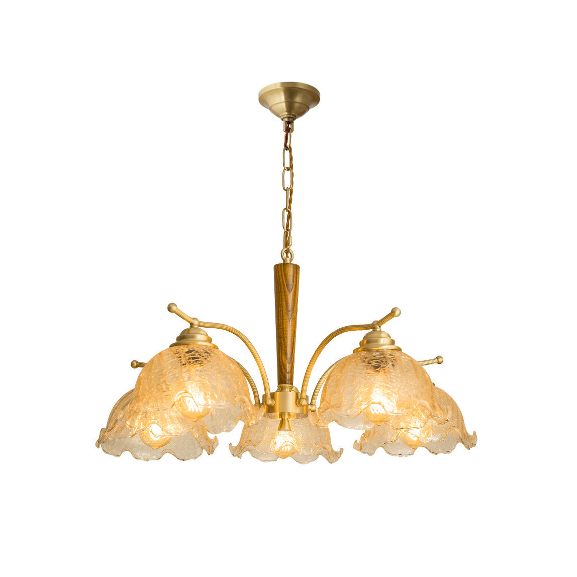 Freyza | Ogle Flower Glass Glass Chandelier – Dining Room Living Room