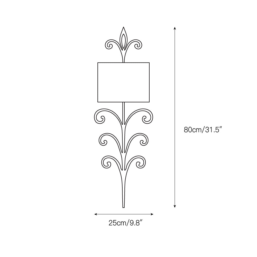 Freyza | Pulse Unique Brass Brass Fabric Wall Light – Bedroom Hallway
