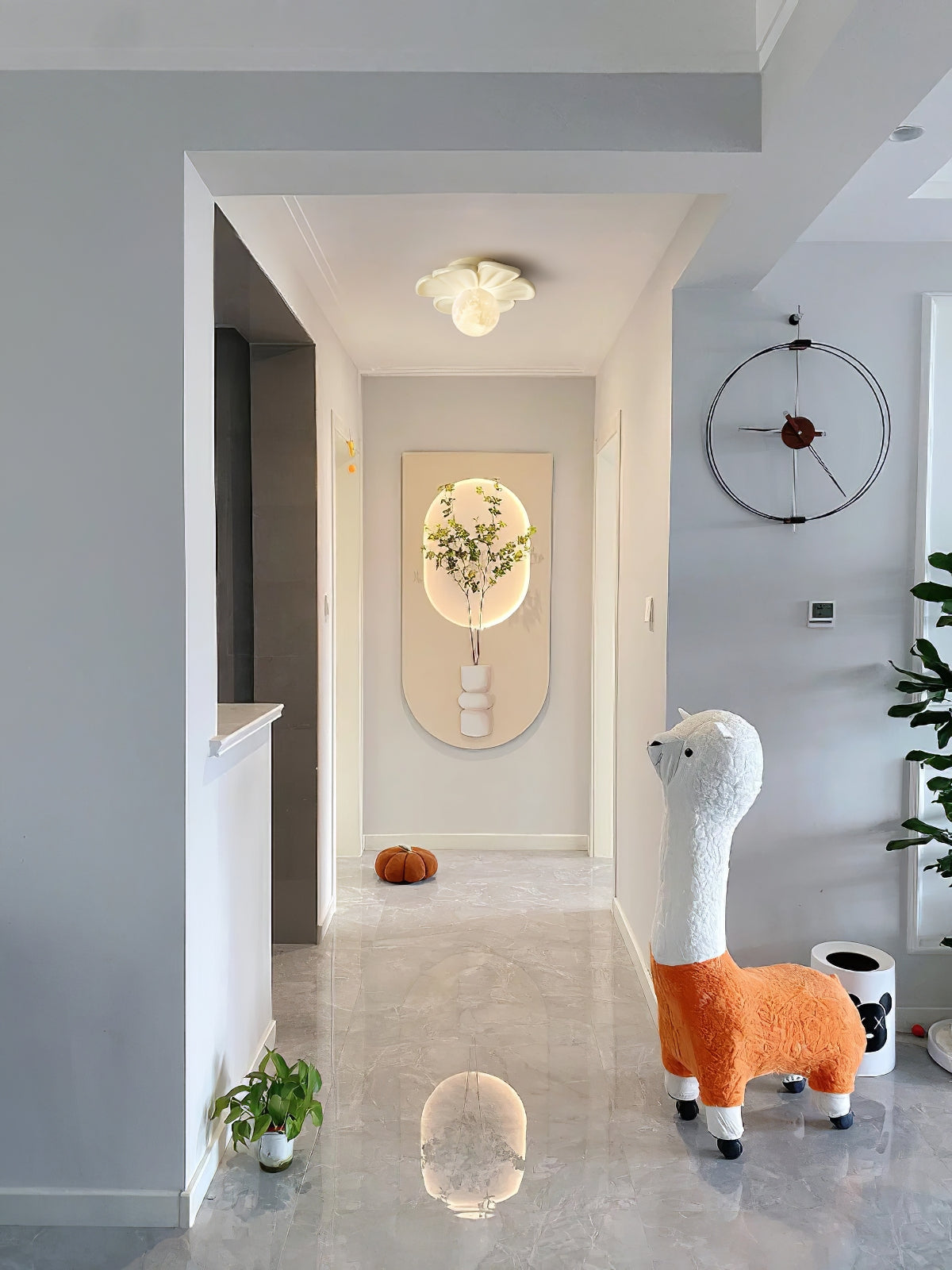 Freyza | Quip Bloom Flower Resin Ceiling Light – Bedroom Living Room